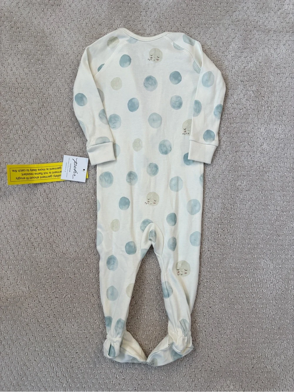 Pehr Zippered Footie Luna Dusk Baby Sleeper
